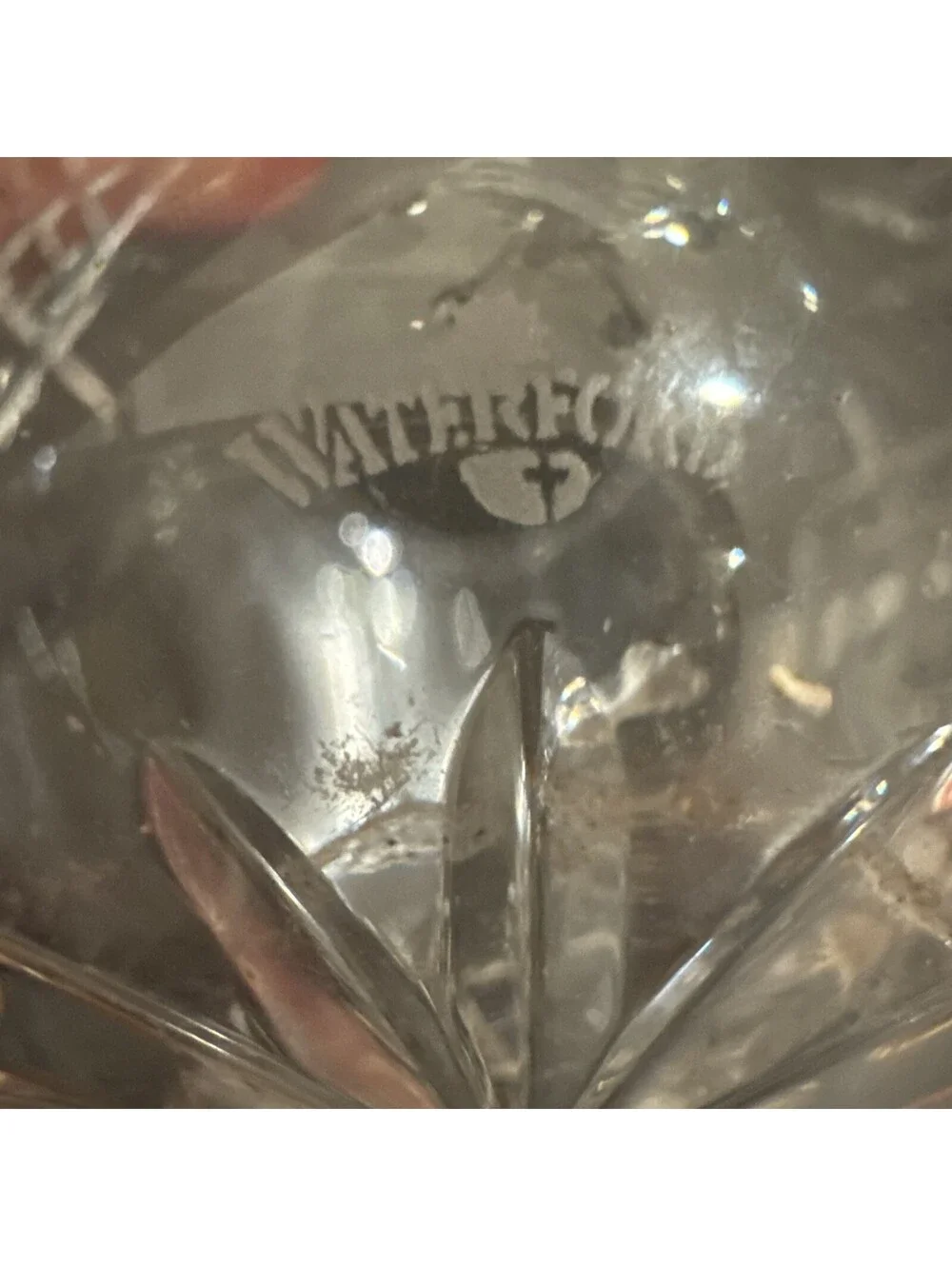 Vintage Waterford Crystal Glandore Rose Bowl Vase 3.5” H By 4” W